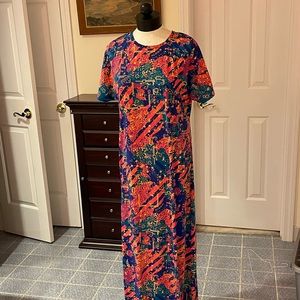 Paisley womens lularoe large maxi dress